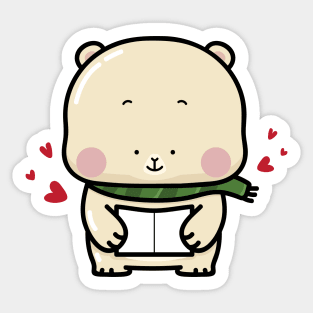 Bear in Love Sticker